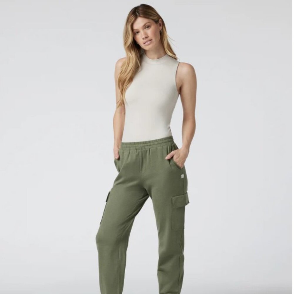 Vuori Halo Mock Sleeveless Bodysuit‎ Milkweed Heather X-Small